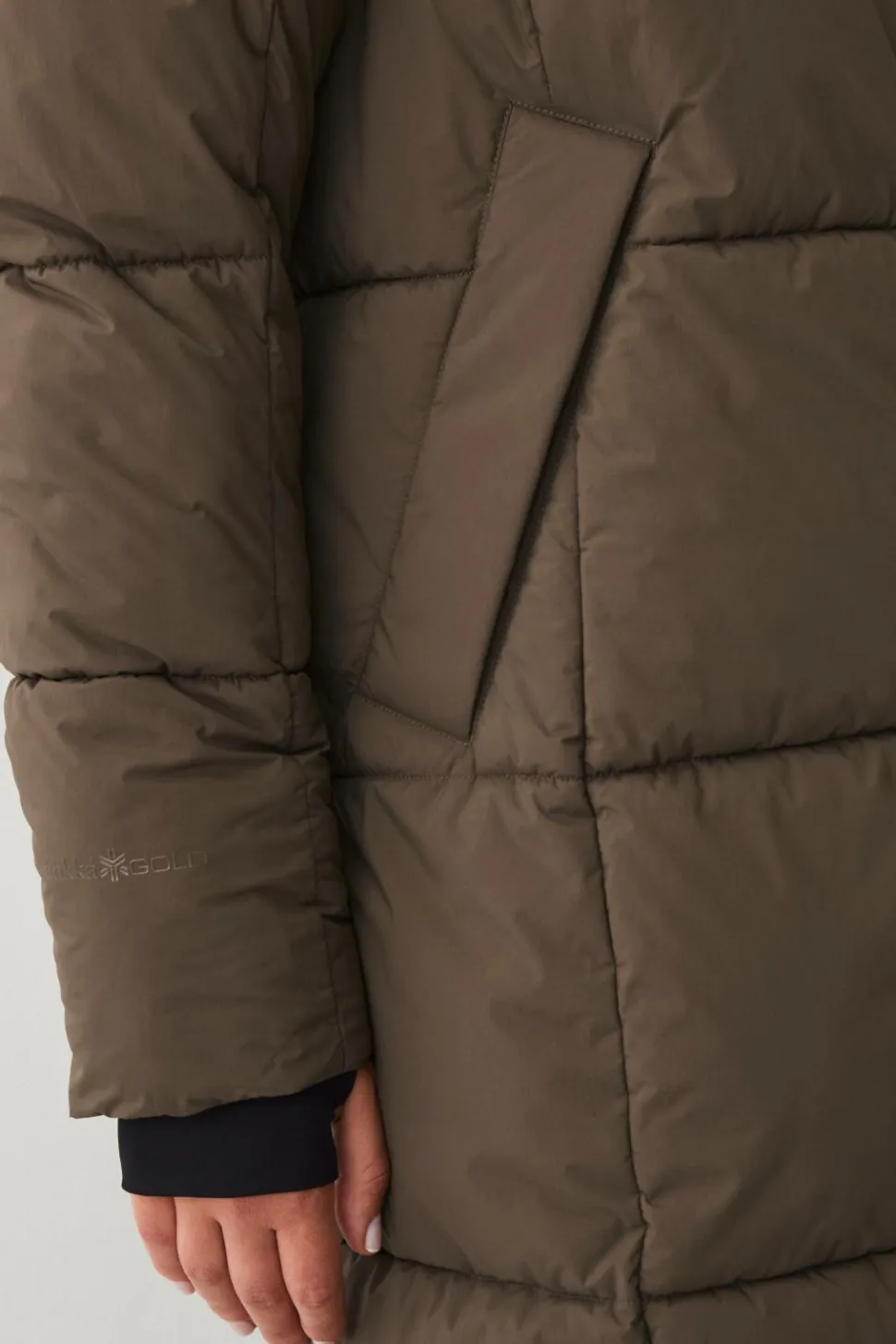 Áhkká Jakke Gold Warm Parka Matte