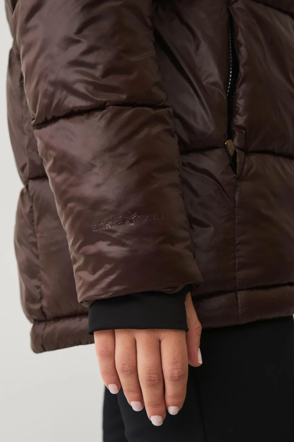 Áhkká Jakke Gold Warm Jacket Shiny
