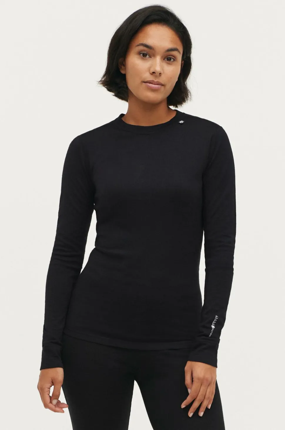 Áhkká Langærmet undertrøje Merino Wool LS Tee W