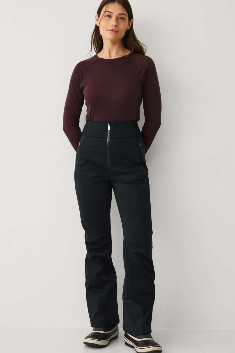 Áhkká Skibukser Gold Softshell Highwaist Ski P