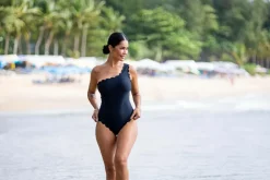 KAANDA Beach life Badedragt New Venus Scallop Over One Shoulder Onepiece