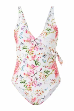 KAANDA Beach life Badedragt Wrap Onepiece w Fix Cups And Adjustable Strapes