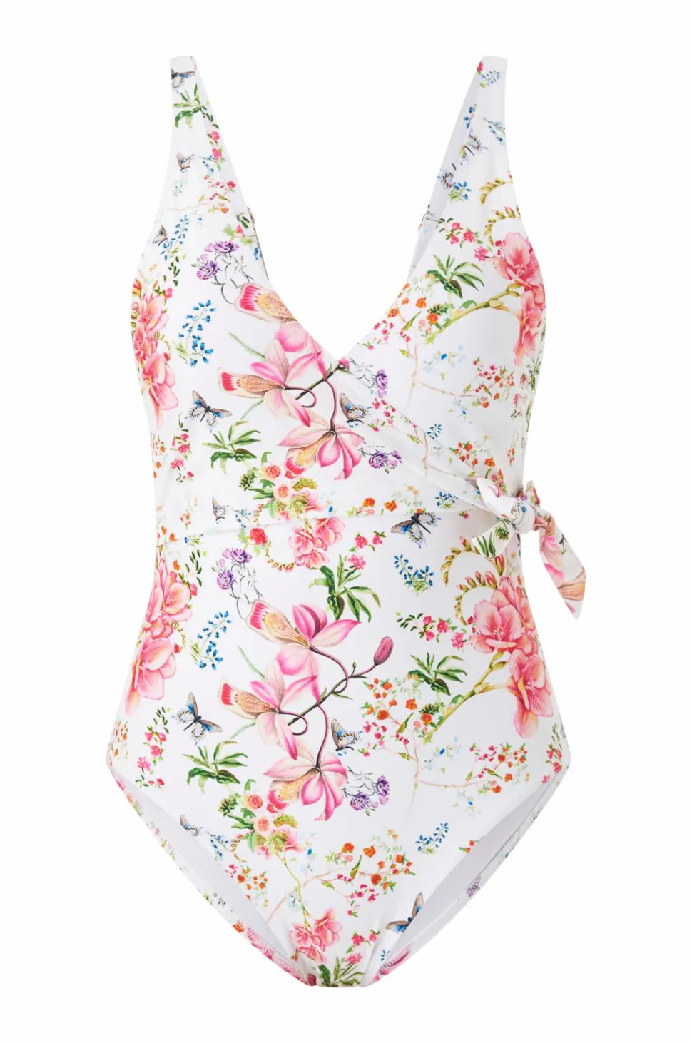 KAANDA Beach life Badedragt Wrap Onepiece w Fix Cups And Adjustable Strapes