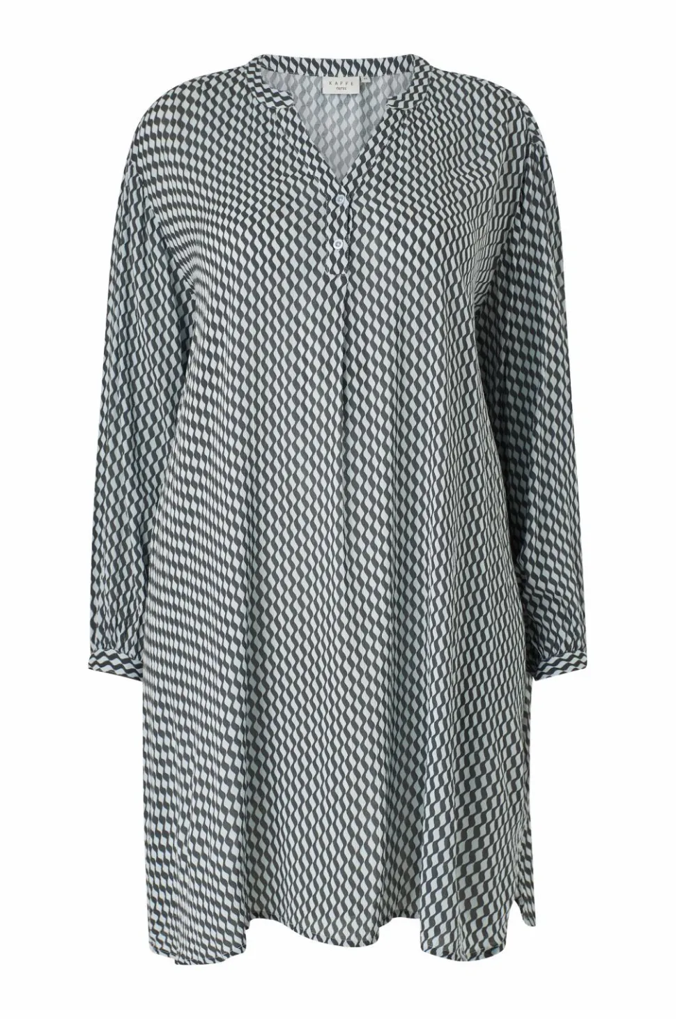KAFFE Curve Tunika Kcami LS Tunic Printed