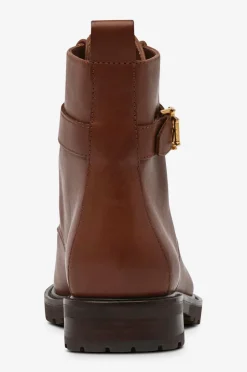 Lauren Ralph Lauren Støvle Burnished Calf-Elridge Bootie