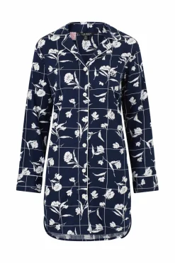Lauren Ralph Lauren Natkjole Lrl L/S Notch Collar Sleepshirt