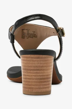 Lauren Ralph Lauren Sandaler med hæl Large Croc Emboss-Westcott II-SN-Hes