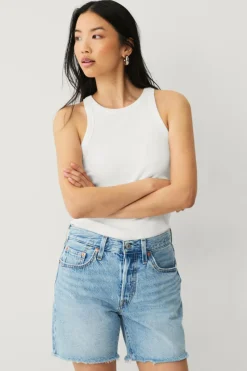 Levi's Denimshorts 501 Mid Thigh Short