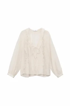 Mango Bluse Blouse Dunst