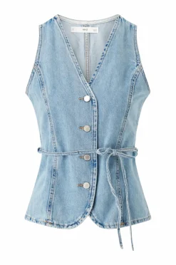 Mango Denimvest Waistcoat Daphne