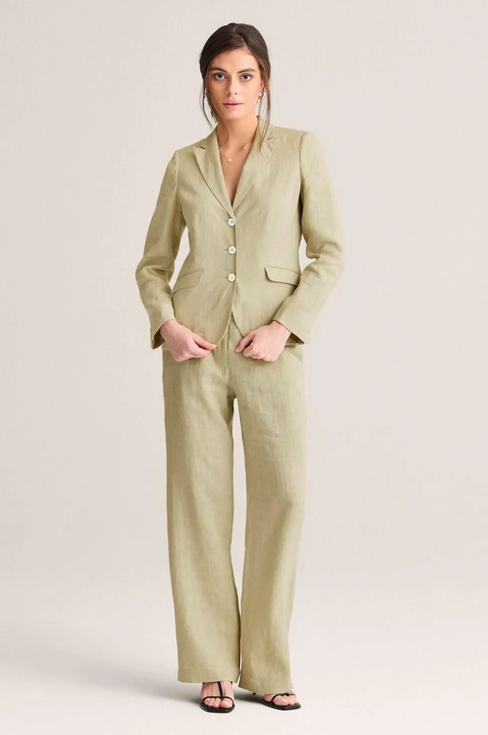 Newhouse Blazer i hør Amanda