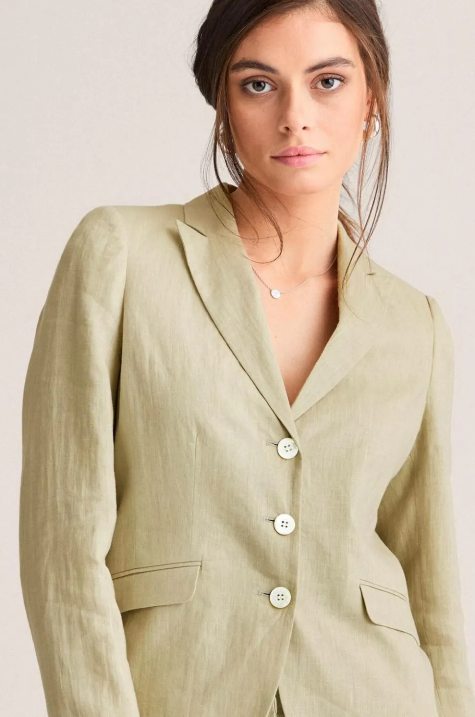 Newhouse Blazer i hør Amanda