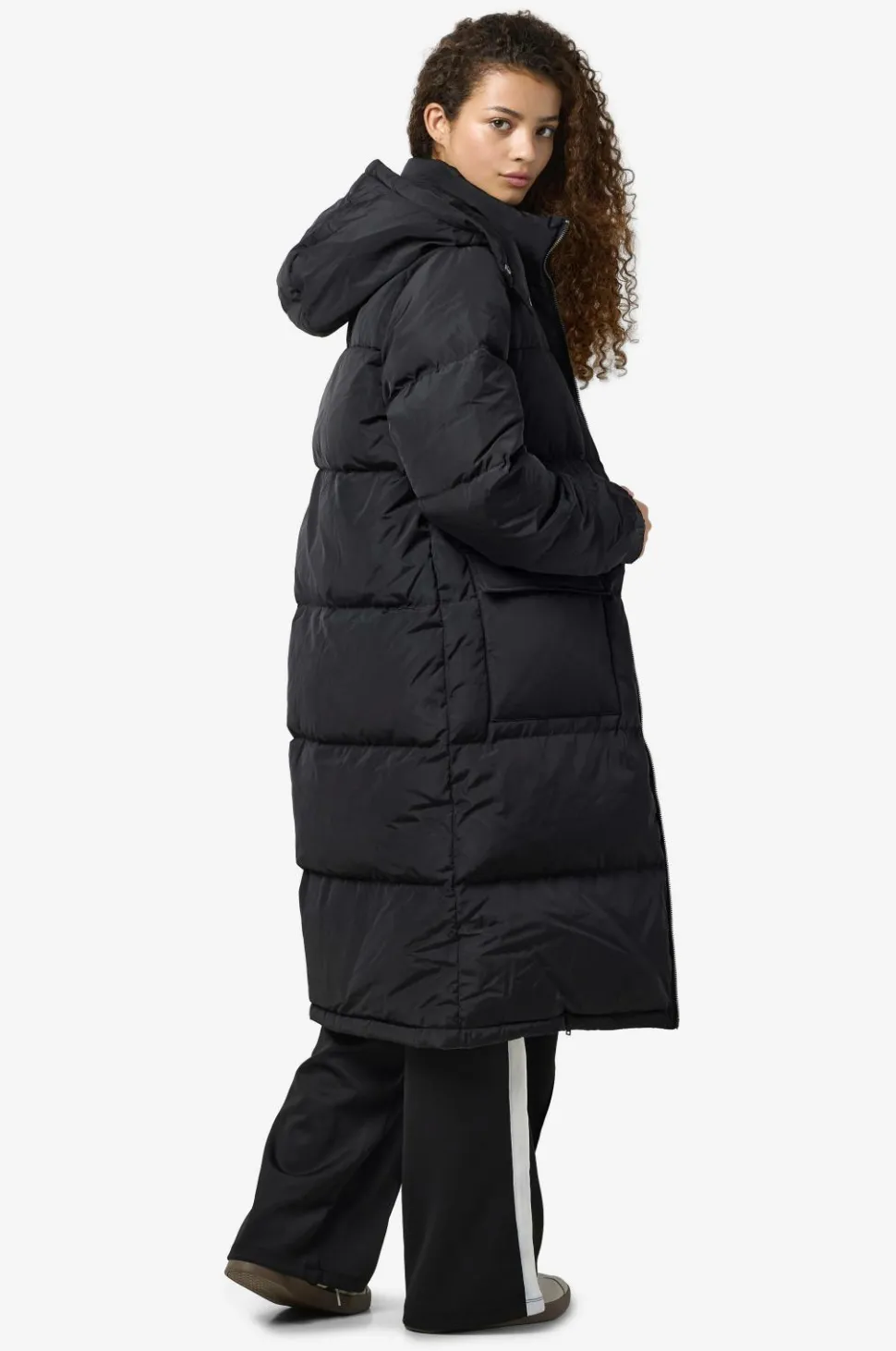Noisy May Jakke nmCerise L/S Long Down Jacket Fwd