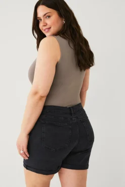 Noisy May Curve Denimshorts nmMoni HW Dnm Shorts AZ360BL Curve