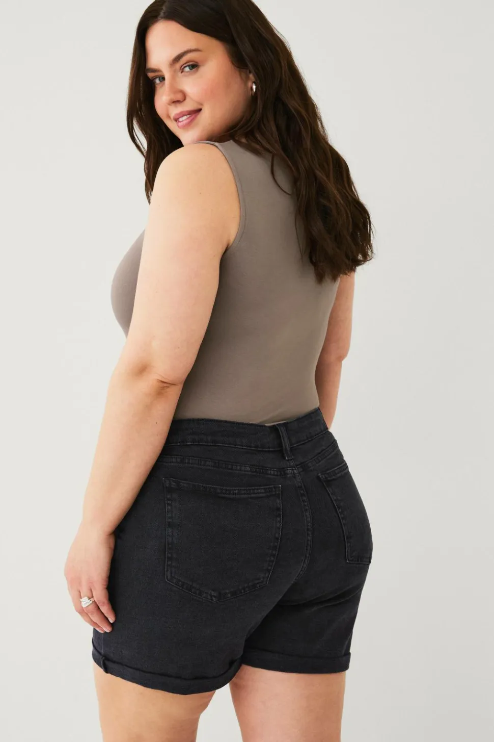 Noisy May Curve Denimshorts nmMoni HW Dnm Shorts AZ360BL Curve