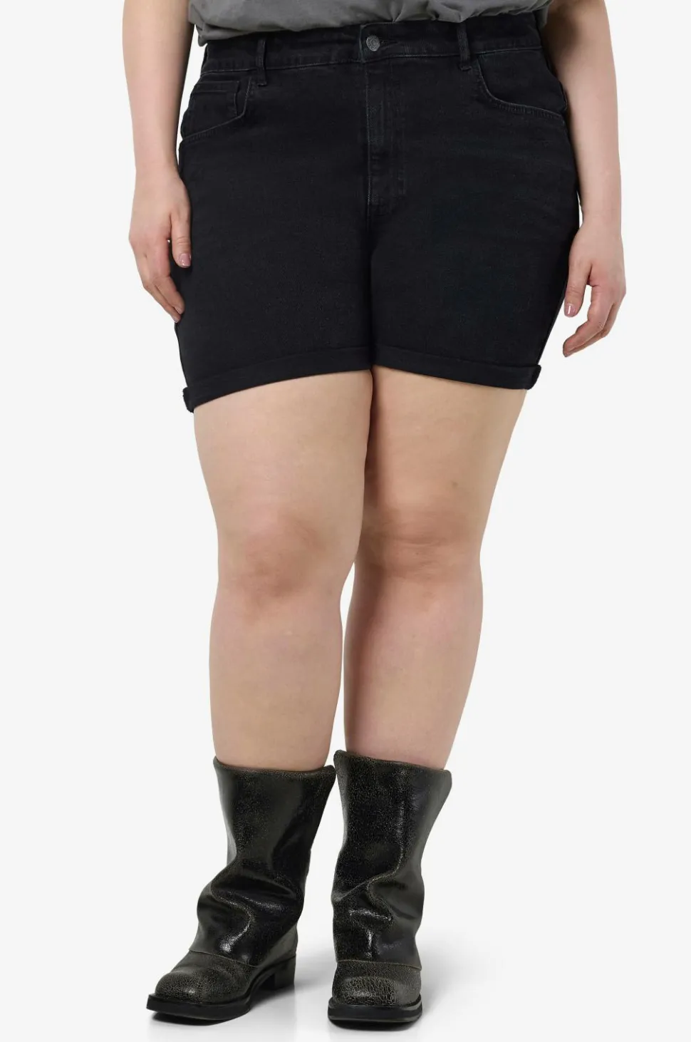 Noisy May Curve Denimshorts nmMoni HW Dnm Shorts AZ360BL Curve