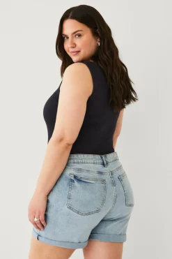 Noisy May Curve Denimshorts nmmOni HW Dnm Shorts AZ359lb Curve