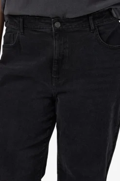 Noisy May Curve Jeans nmYolanda NW Wide Jns Blk Fwd Cur N