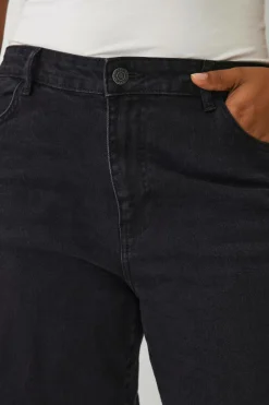 Noisy May Curve Jeans nmYolanda NW Wide Jns Blk Fwd Cur N