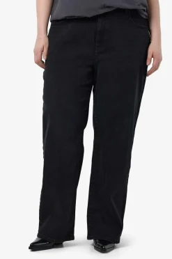 Noisy May Curve Jeans nmYolanda NW Wide Jns Blk Fwd Cur N