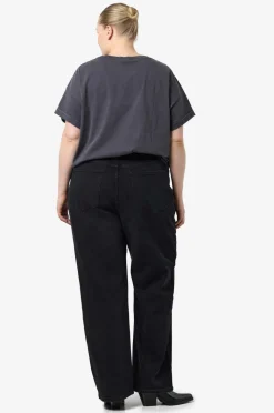 Noisy May Curve Jeans nmYolanda NW Wide Jns Blk Fwd Cur N