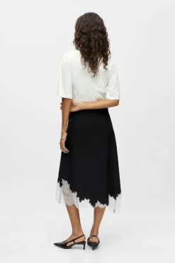 Object Nederdel objDalme MW Long Lace Skirt E AW FA