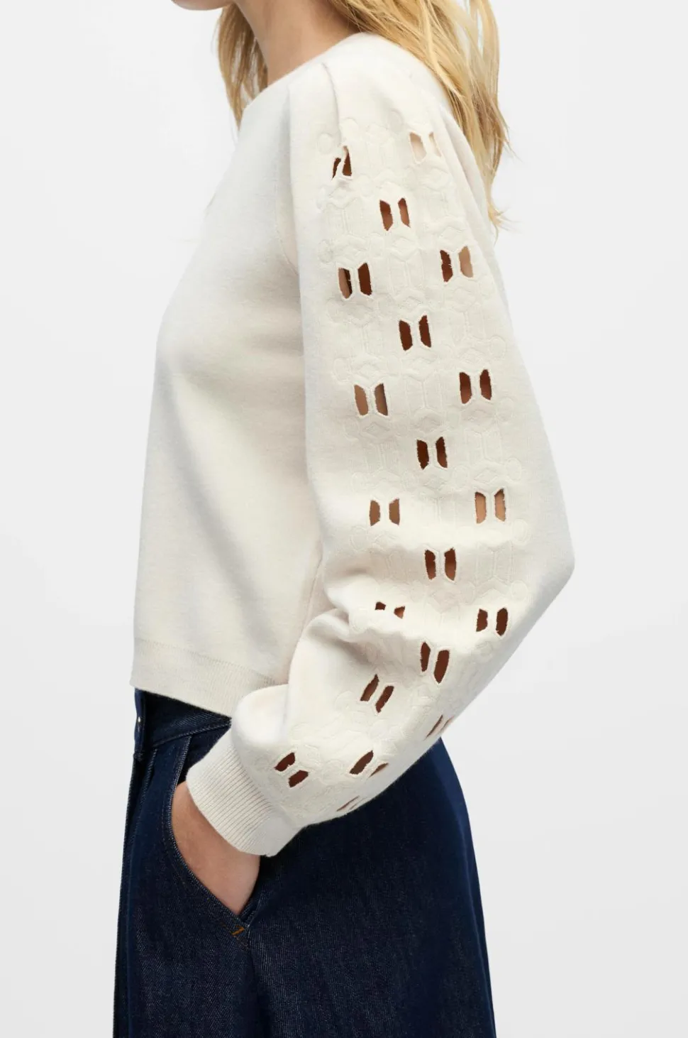 Object Pullover objYuki L/S RE Knit Pullover 142 DI