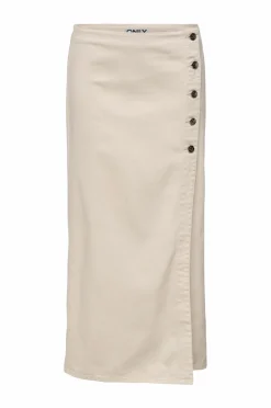 Only Nederdel onlSilla HW Long Slit Skirt Pnt