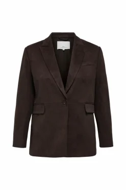 Only Carmakoma Habitjakke carYlva Life Faux Suede