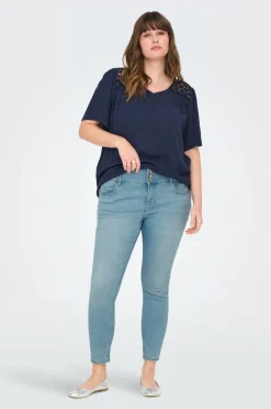Only Carmakoma Jeans carAnna HW Skinny Ankle Dnm