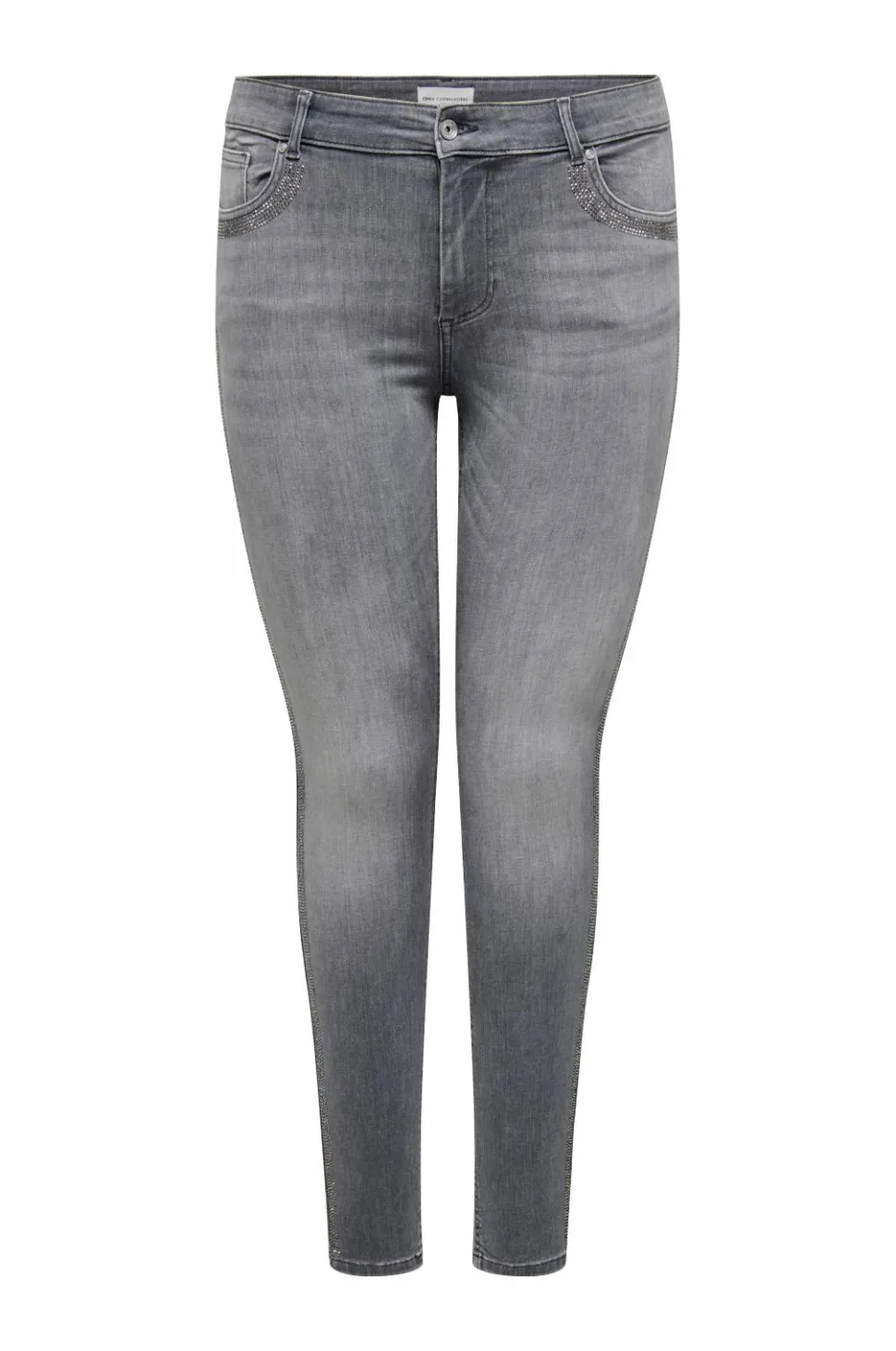 Only Carmakoma Jeans carWilly Rhinestone Reg SK Tai