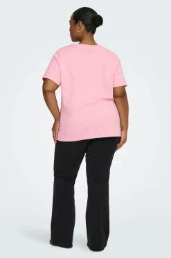Only Carmakoma T-shirt carJen Life SS Jeans Tee Jrs