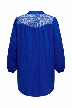 Only Carmakoma Tunika carMette Life L/S Mix Lace Long Top