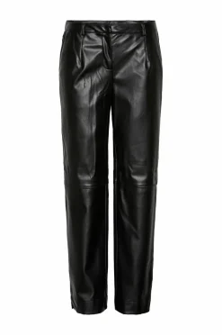 pieces Bukser pcNeeth MW PU Pants