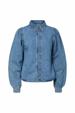 pieces Cowboyskjorte pcRitt LS Denim Shirt