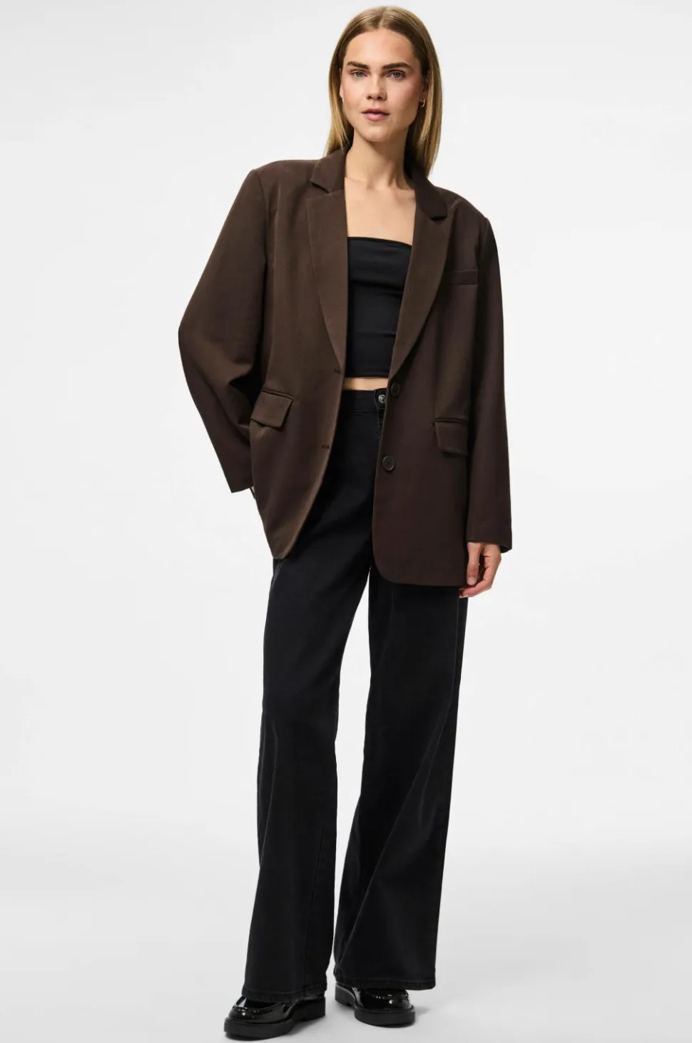 pieces Habitjakke pcKamil LS Loose Blazer Noos BC