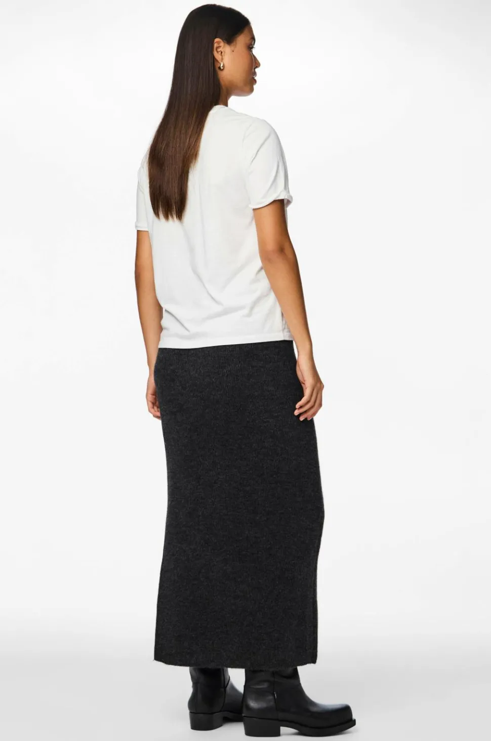 pieces Maxi nederdel pcNiko HW Knit Ankle Skirt BC