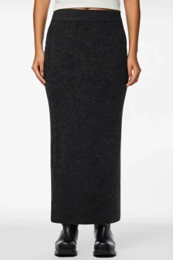 pieces Maxi nederdel pcNiko HW Knit Ankle Skirt BC