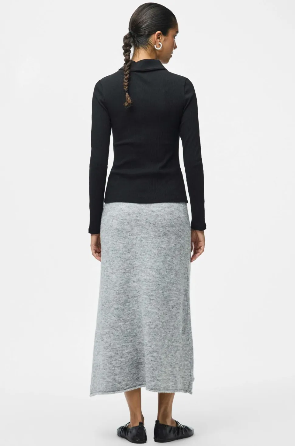 pieces Nederdel pcPam HW Ank Knit BC