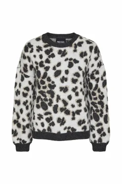 pieces Trøje pcNana LS O-neck Knit MM