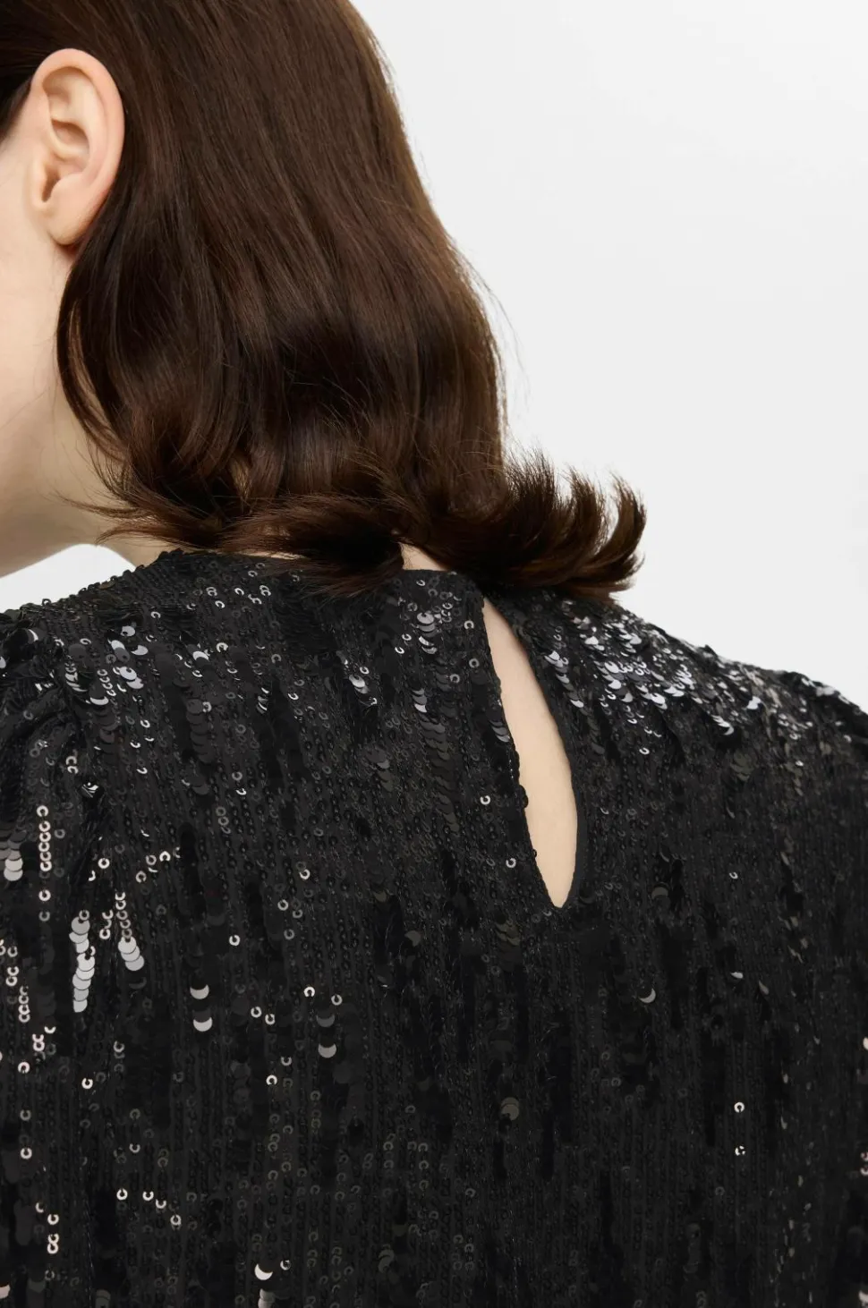 Selected FEMME Kjole slfAri-Colyn LS Short Sequins Dress