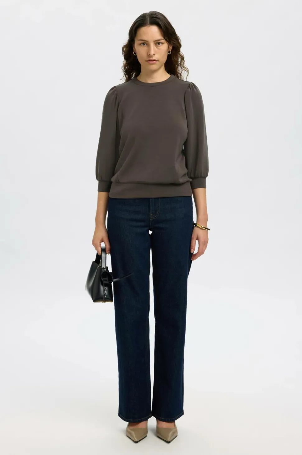 Selected FEMME Sweatshirt slfTenny 3/4 Sweat Top