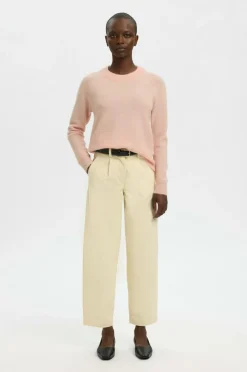 Selected FEMME Trøje slfLulu LS Knit O-neck