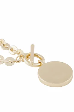 Snö of Sweden Halskæde Essential Coin Pendant Neck 45 cm