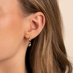 Snö of Sweden Øreringe Lovely Ring Pendant Ear