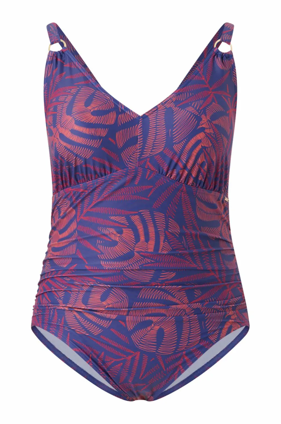 Speedo Badedragt Womens Shaping Printed V Neck 1 Piece (+)