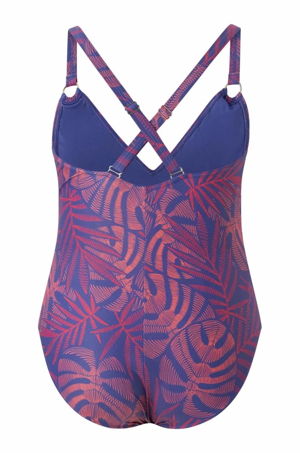 Speedo Badedragt Womens Shaping Printed V Neck 1 Piece (+)