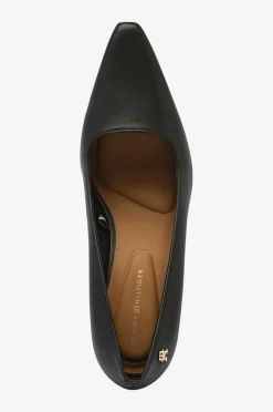 Tommy Hilfiger Højhælet sko TH Logo Leather Pump Slanted HL