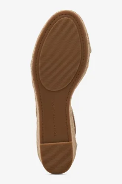 Tommy Hilfiger Sandaler med hæl TH Metallic Mid Wedge Espadrille
