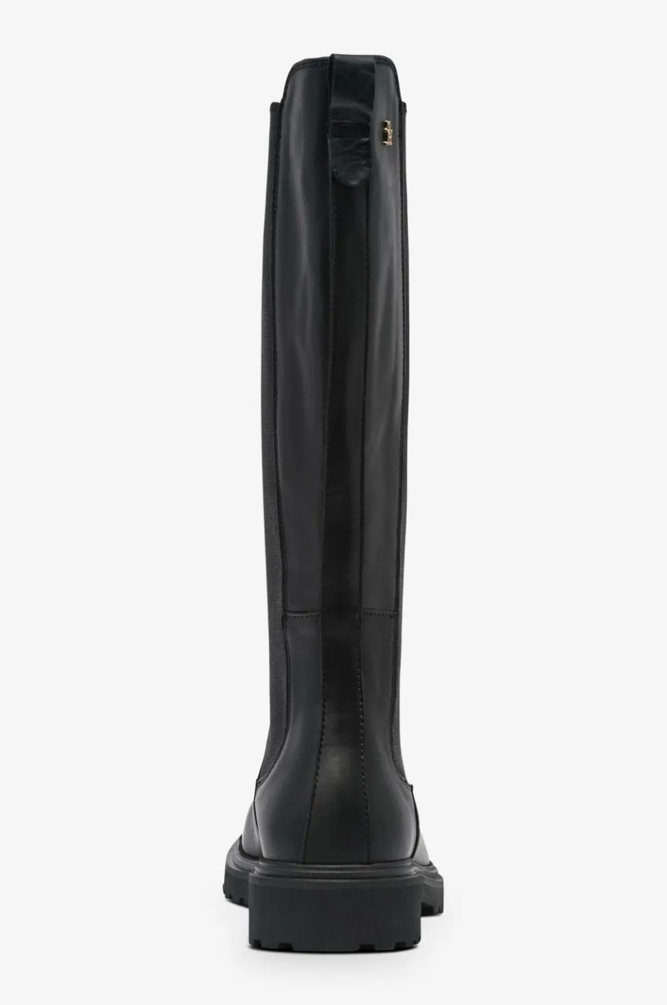 Tommy Hilfiger Støvler TH Lthr Cleated Long Boot